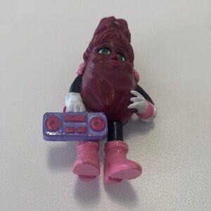 California raisin  retro figure female bom box.